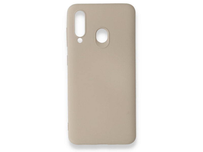 Newface Samsung Galaxy M40 Kılıf First Silikon - Bej