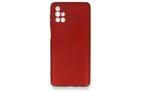 Newface Samsung Galaxy M51 Kılıf First Silikon - Bordo