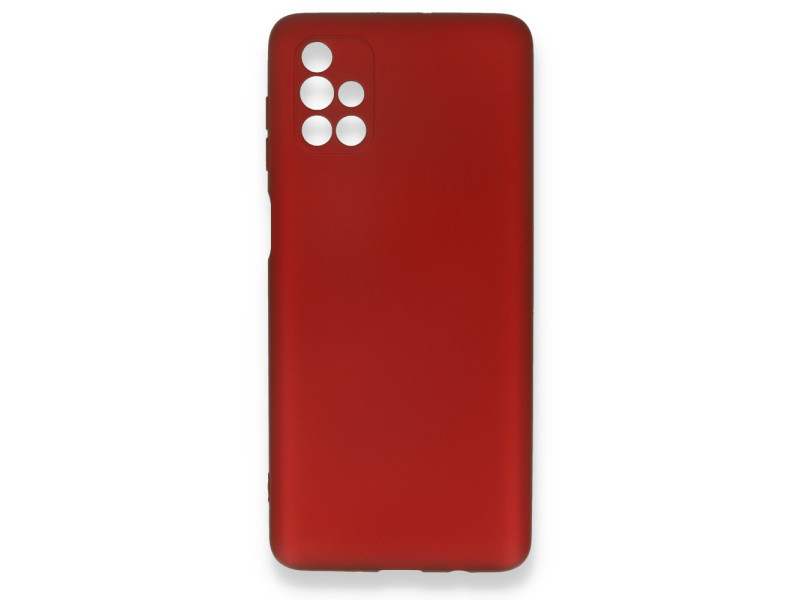 Newface Samsung Galaxy M51 Kılıf First Silikon - Bordo