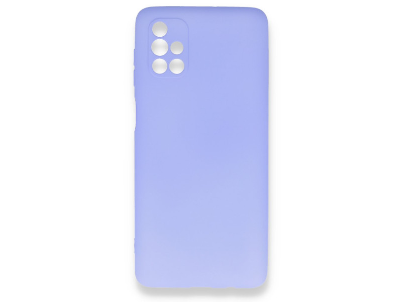 Newface Samsung Galaxy M51 Kılıf First Silikon - Lila