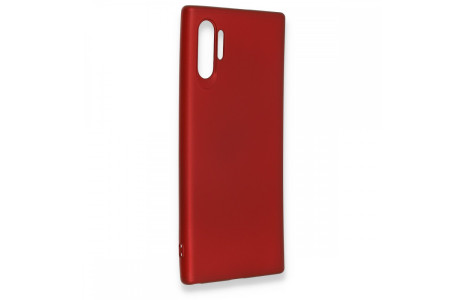 Newface Samsung Galaxy Note 10 Plus Kılıf First Silikon - Bordo