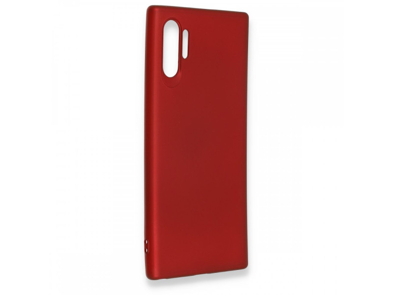 Newface Samsung Galaxy Note 10 Plus Kılıf First Silikon - Bordo