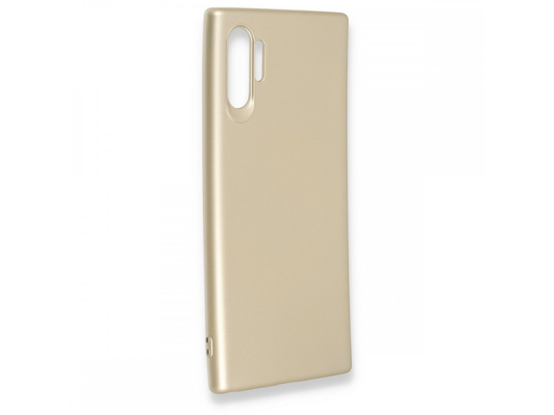 Newface Samsung Galaxy Note 10 Plus Kılıf First Silikon - Gold