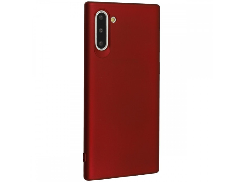 Newface Samsung Galaxy Note 10 Kılıf First Silikon - Bordo