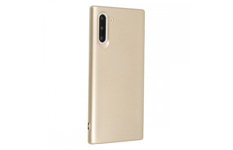 Newface Samsung Galaxy Note 10 Kılıf First Silikon - Gold