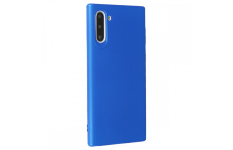Newface Samsung Galaxy Note 10 Kılıf First Silikon - Mavi