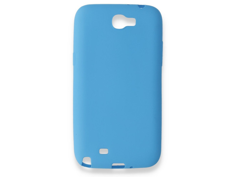 Newface Samsung Galaxy Note 2 / N7100 Kılıf First Silikon - Mavi