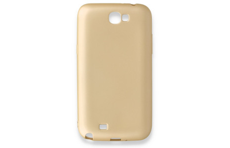 Newface Samsung Galaxy Note 2 / N7100 Kılıf First Silikon - Gold