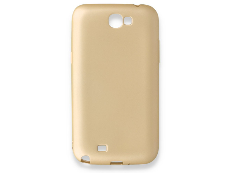 Newface Samsung Galaxy Note 2 / N7100 Kılıf First Silikon - Gold