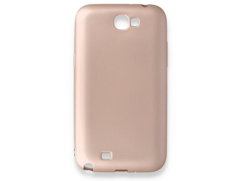 Newface Samsung Galaxy Note 2 / N7100 Kılıf First Silikon - Rose Gold