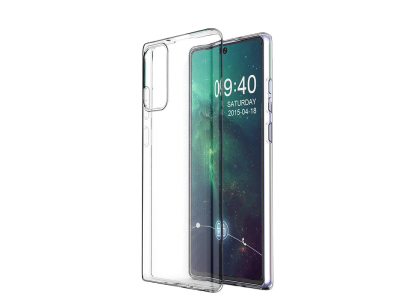 Newface Samsung Galaxy Note 20 Kılıf Lüx Şeffaf Silikon