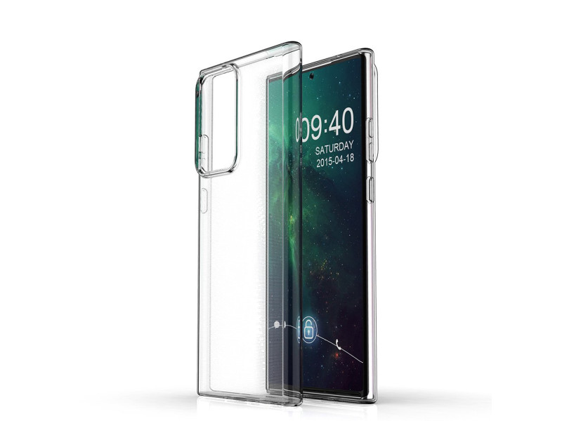 Newface Samsung Galaxy Note 20 Ultra Kılıf Lüx Şeffaf Silikon