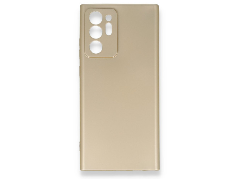 Newface Samsung Galaxy Note 20 Ultra Kılıf First Silikon - Gold