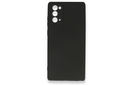 Newface Samsung Galaxy Note 20 Kılıf First Silikon - Siyah