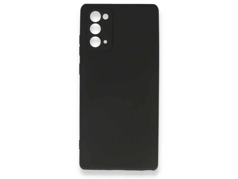 Newface Samsung Galaxy Note 20 Kılıf First Silikon - Siyah