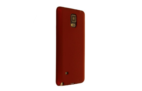 Newface Samsung Galaxy Note 4 Kılıf First Silikon - Bordo