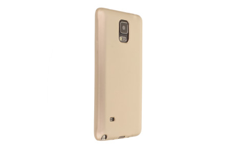 Newface Samsung Galaxy Note 4 Kılıf First Silikon - Gold