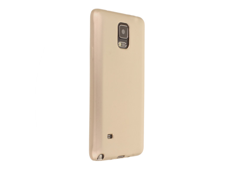 Newface Samsung Galaxy Note 4 Kılıf First Silikon - Gold
