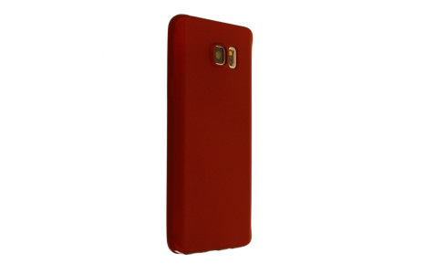 Newface Samsung Galaxy Note 5 Kılıf First Silikon - Bordo