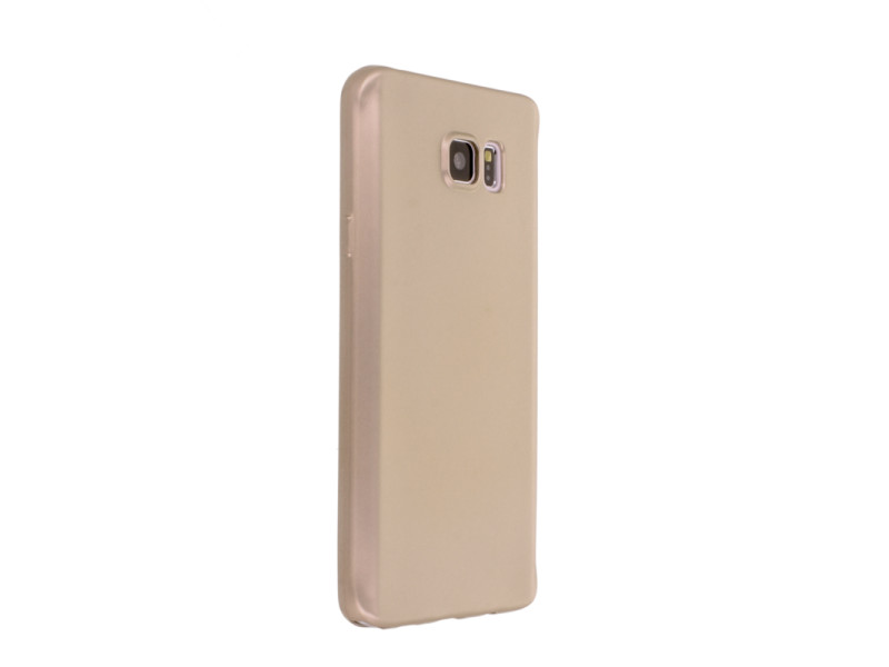 Newface Samsung Galaxy Note 5 Kılıf First Silikon - Gold