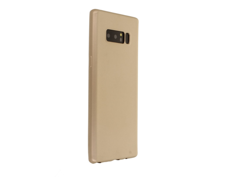 Newface Samsung Galaxy Note 8 Kılıf First Silikon - Gold