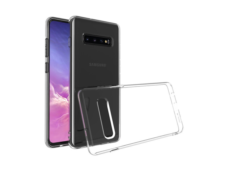 Newface Samsung Galaxy S10 Plus Kılıf Lüx Şeffaf Silikon