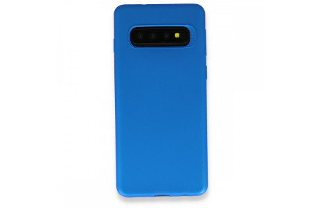 Newface Samsung Galaxy S10 Plus Kılıf First Silikon - Mavi