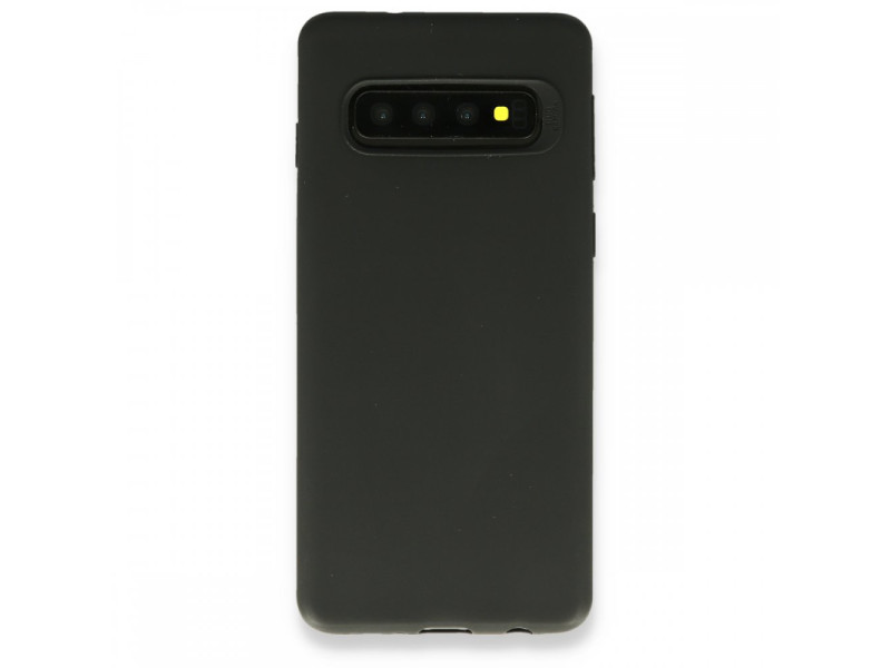 Newface Samsung Galaxy S10 Plus Kılıf First Silikon - Siyah