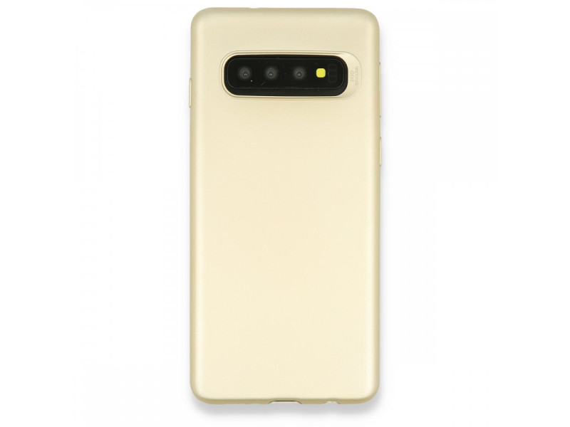 Newface Samsung Galaxy S10 Kılıf First Silikon - Gold