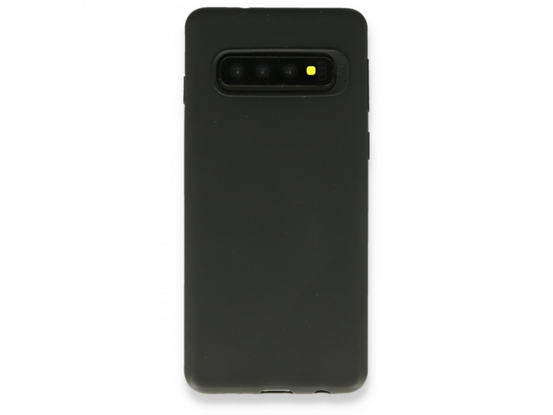 Newface Samsung Galaxy S10 Kılıf First Silikon - Siyah