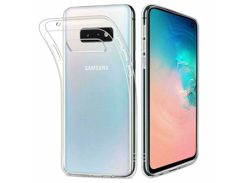 Newface Samsung Galaxy S10E Kılıf Lüx Şeffaf Silikon
