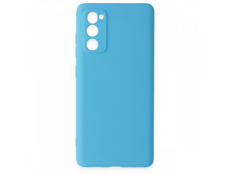 Newface Samsung Galaxy S20 FE Kılıf Nano içi Kadife Silikon - Mavi