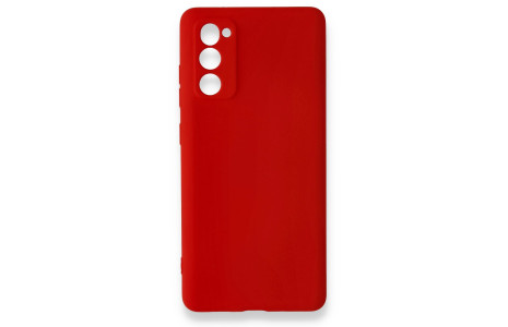 Newface Samsung Galaxy S20 FE Kılıf Nano içi Kadife Silikon - Kırmızı
