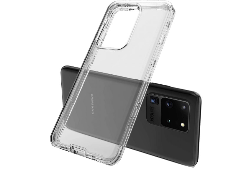 Newface Samsung Galaxy S20 Kılıf Lüx Şeffaf Silikon