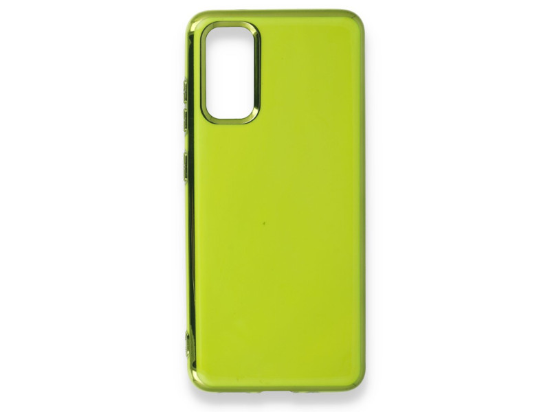 Newface Samsung Galaxy S20 Plus Kılıf İkon Silikon - Yeşil