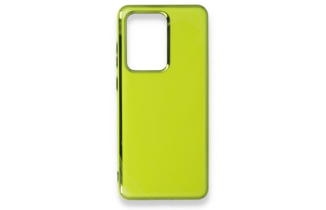 Newface Samsung Galaxy S20 Ultra Kılıf İkon Silikon - Yeşil
