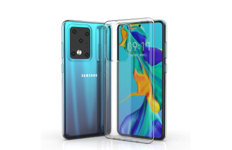 Newface Samsung Galaxy S20 Ultra Kılıf Lüx Şeffaf Silikon