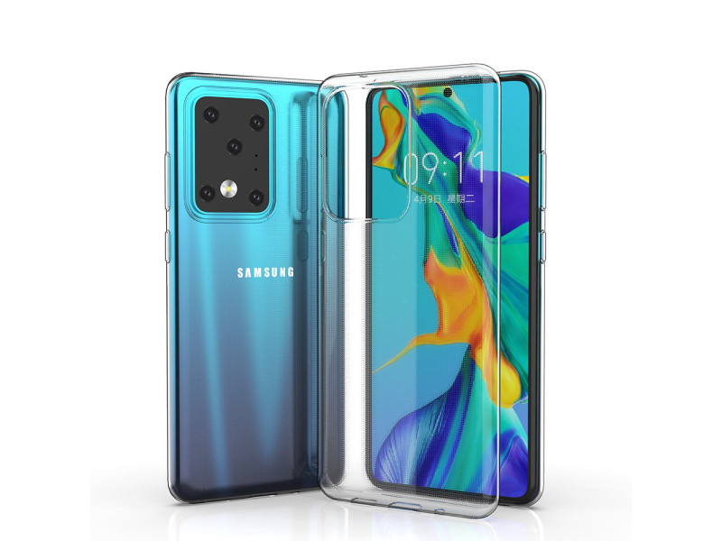 Newface Samsung Galaxy S20 Ultra Kılıf Lüx Şeffaf Silikon