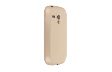 Newface Samsung Galaxy i8190 / S3 Mini Kılıf First Silikon - Gold