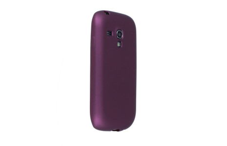 Newface Samsung Galaxy i8190 / S3 Mini Kılıf First Silikon - Mürdüm