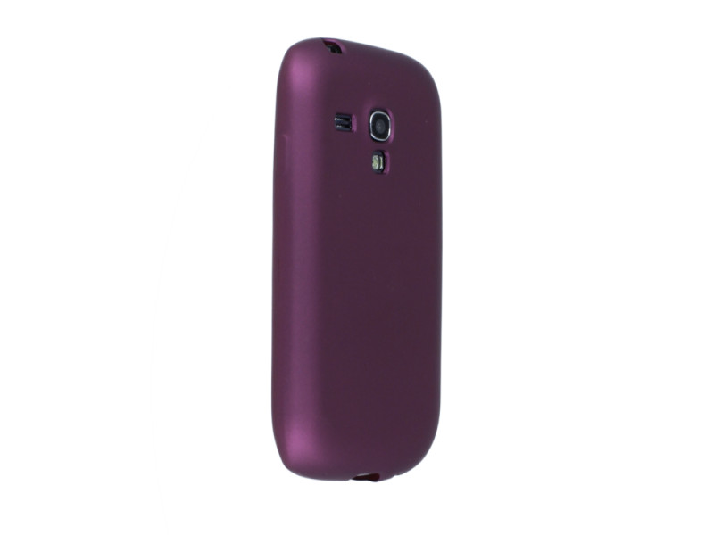 Newface Samsung Galaxy i8190 / S3 Mini Kılıf First Silikon - Mürdüm