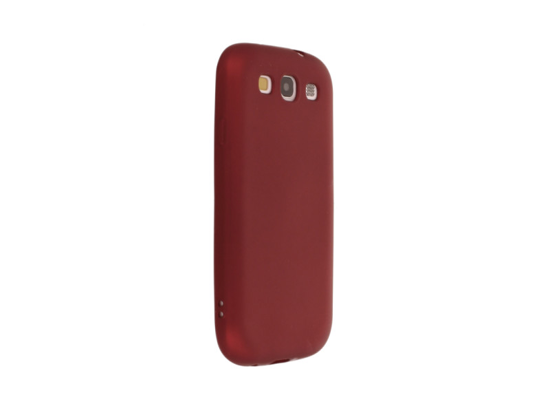 Newface Samsung Galaxy i9300 / S3 Kılıf First Silikon - Bordo