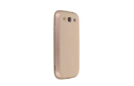 Newface Samsung Galaxy i9300 / S3 Kılıf First Silikon - Gold