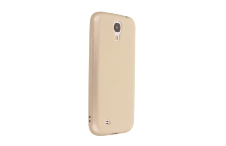 Newface Samsung Galaxy i9500 / S4 Kılıf First Silikon - Gold