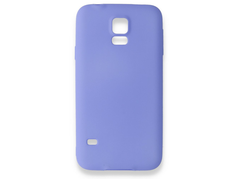 Newface Samsung Galaxy S5 Kılıf First Silikon - Lila