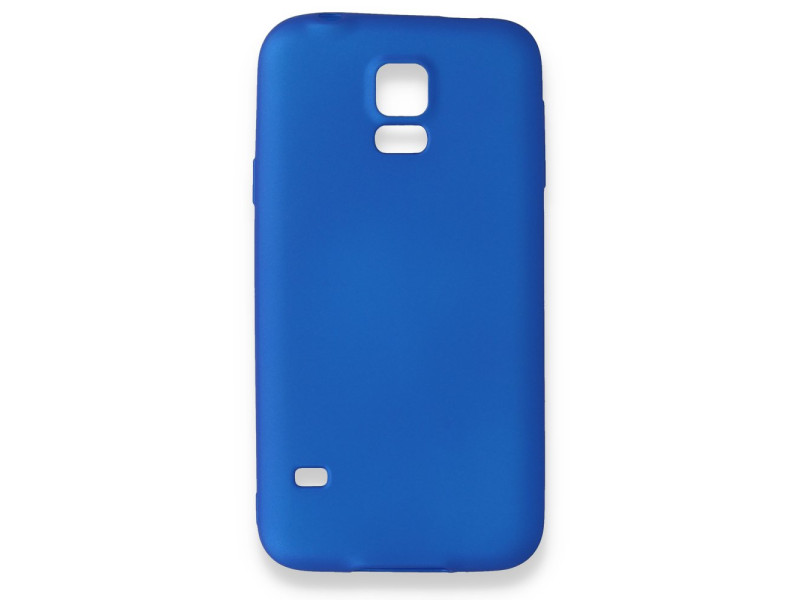 Newface Samsung Galaxy S5 Kılıf First Silikon - Mavi