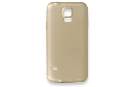 Newface Samsung Galaxy S5 Kılıf First Silikon - Gold