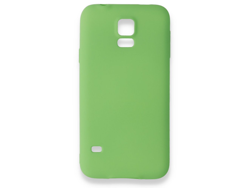 Newface Samsung Galaxy S5 Kılıf First Silikon - Yeşil