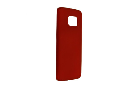 Newface Samsung Galaxy S6 Edge Kılıf First Silikon - Bordo