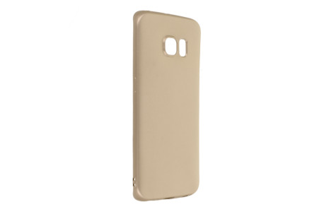 Newface Samsung Galaxy S6 Edge Kılıf First Silikon - Gold